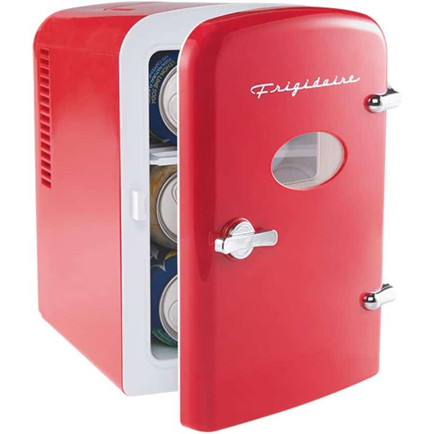 Best gifts ideas: Frigidaire EFMIS129-RED Mini Portable Compact Personal Fridge Cooler, 1 Gallons, 6 Cans
