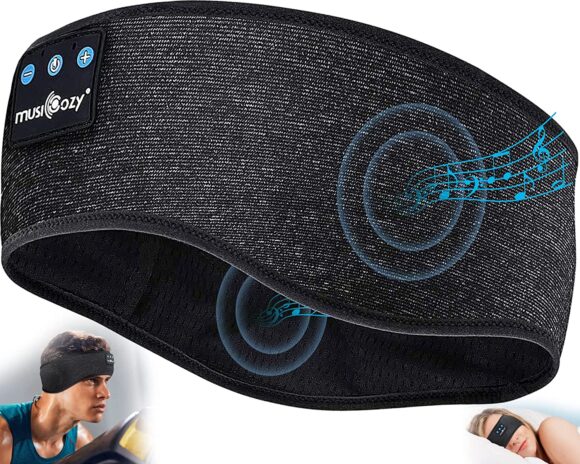 Best gifts ideas: MUSICOZY Sleep Headphones Bluetooth 5.2 Headband, Sports Wireless Earphones Music Sleeping Headphones Mask Earbuds with HD Stereo Speaker for Women Men Teens Workout Running Cool Gadgets Unique Gifts
